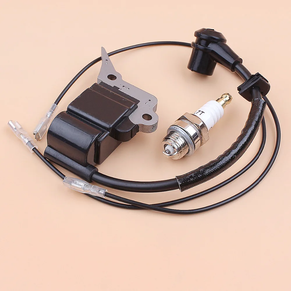 IGNITION COIL MODULE SPARK PLUG FIT CHINESE CHAINSAW 2500 25CC ZENOAH G2500 TIMBERPRO LAWNFLITE SPARE PARTS