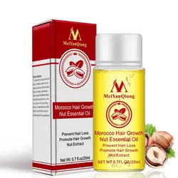 Новый 20 ml Для мужчин Для женщин марокканское масло для волос роста гайка Essential Масла волосы быстрее масло для роста для остановки выпадения