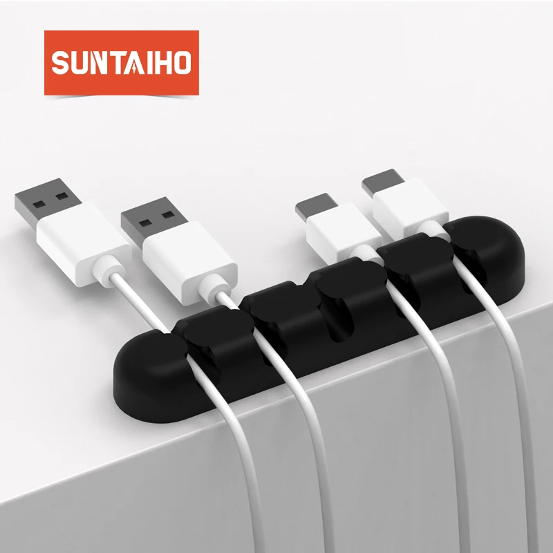 Suntaiho Cable Organizer Winder Clips Earphone Winder Cable Winder for MP3 MP4 Mouse Earphone Wire Storage Silicon Charger Cable Suntaiho Cable Organizer Winder Clips Earphone Winder Cable Winder for MP3 MP4 Mouse Earphone Wire Storage Silicon Charger Cable
