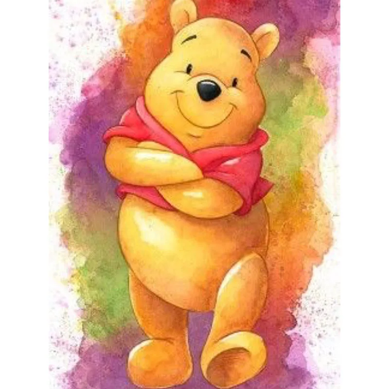 

5D DIY Full Square Diamond Painting Cross Stitch Handsome Cartoon Bear 3D Diamond Embroidery Rhinestone Mosaic Home Decor
