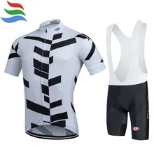 Fastcute Велоспорт Джерси MTB Короткие велосипед одежда Велосипедная форма Conjunto Ciclismo Велосипеды комплект#191