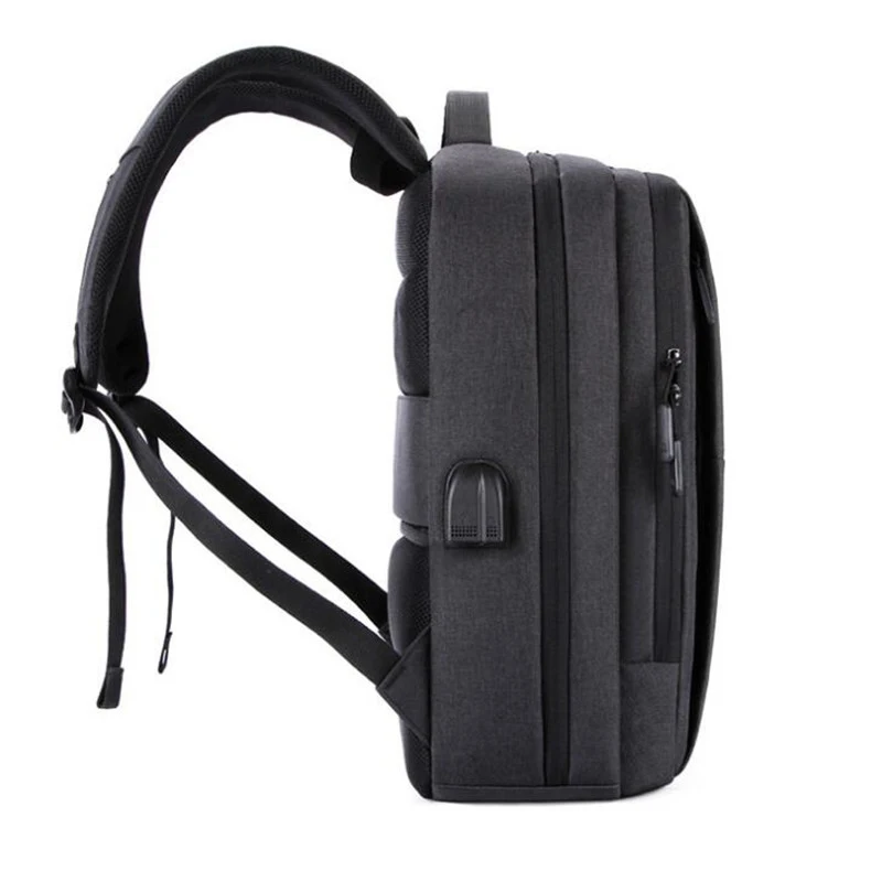 SHUAIBO USB Мужской рюкзак Оксфорд сумки для студентов колледжа сумка книг большой