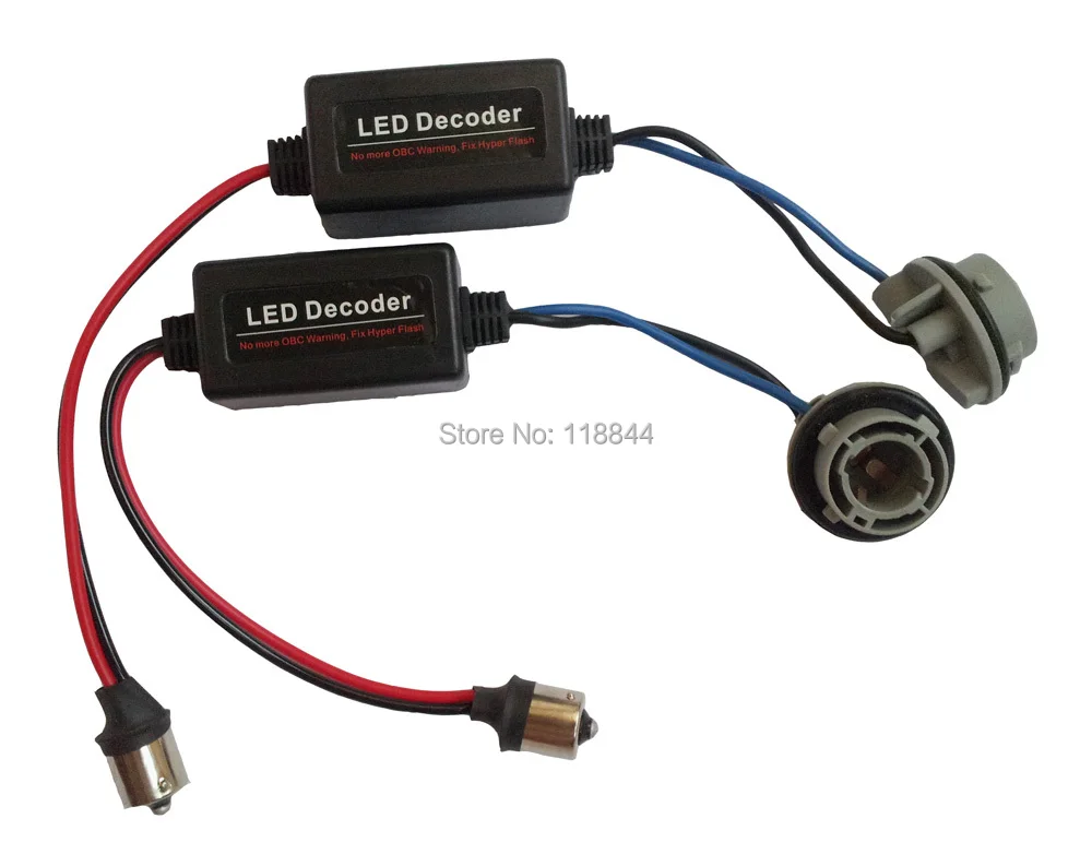 

2Pcs Car Auto Accessories BA15S 1156 Canbus LED Light Error Free Load Resistor Warning Canceller Decoder Lamp Base Adapter 12V