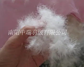 

White big duck down & 90% washed duck down & Women's coat filler & 200g price paypal accepted