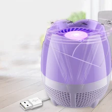 Светодиодный средство от Комаров Репеллент лампа-убийца USB Анти-ловушка для насекомых Электрический убийца насекомых бесшумный Жук Zapper борьба с вредителями отклонение