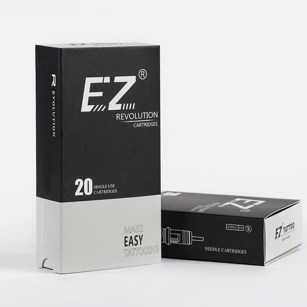 Иглы для картриджа EZ Revolution#12( 0,35 мм) круглые татуировки 3,5 мм средние конусные машинные ручки