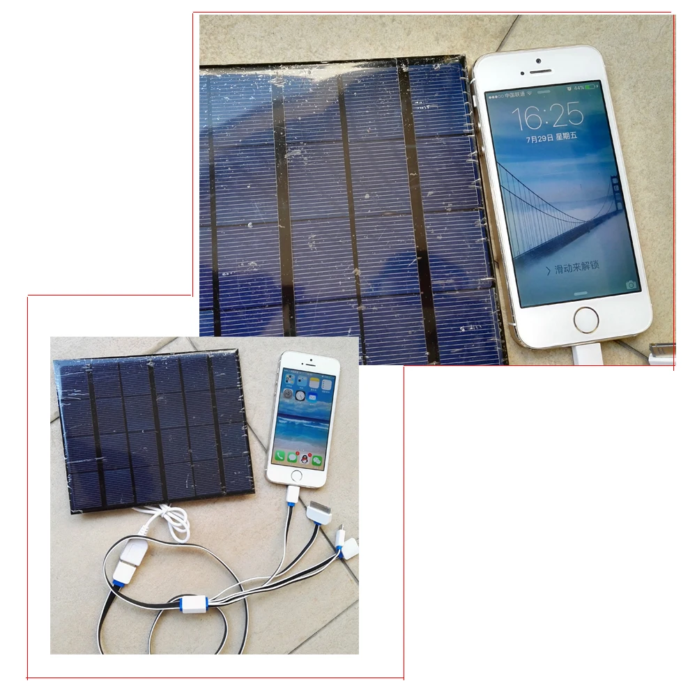 Us 59 Portable Usb Solar Panel Battery Charger 5v 35w Solar Cell Power Bank For Smartphone 18650 Battery With 1 To 4 Usb Cable In Solar Cells From