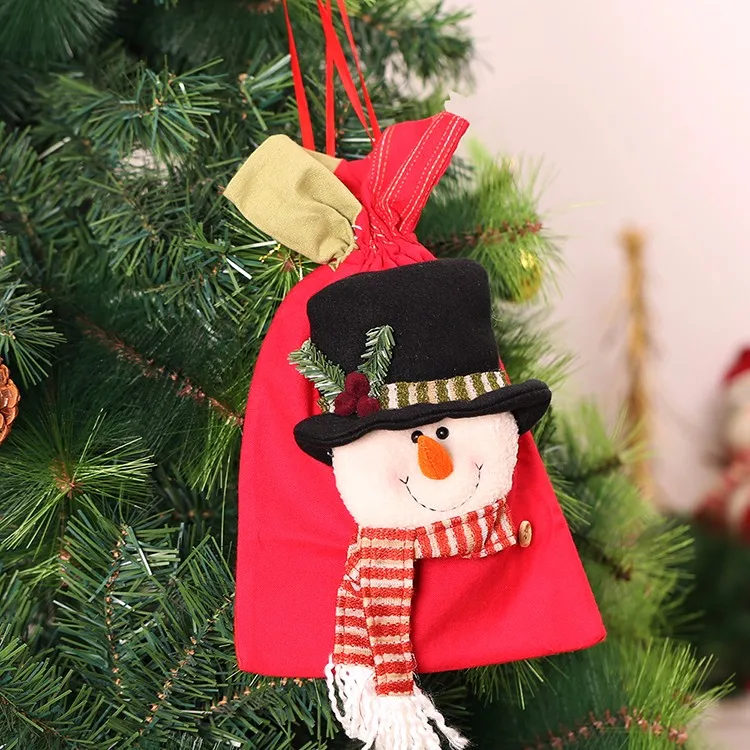 Санта-Клаус, Санта-Клаус, натальные конфеты, держатели для подарков, Рождественский мешок, Новогодний подарочный мешок, adornos de navidad, украшения для рождественской елки