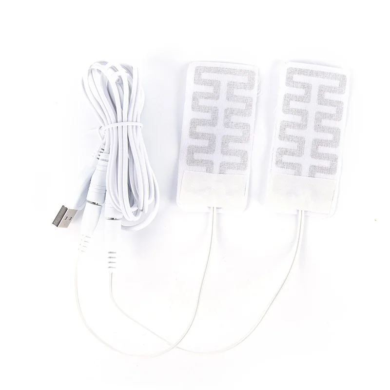 1 쌍의 USB 가열 장갑 패드 luva calefaccion guantes 전기 USB 장갑 히터 가열 장갑 탄소 섬유 천 고품질