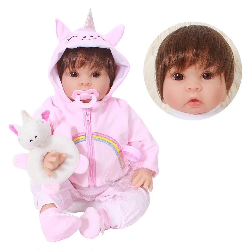 

Bebe lol reborn dolls surprise 20"50cm silicone reborn baby girl dolls toys child birthday gift play house toy bonecas reborn