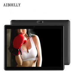 AIBOULLY – tablette PC Android 7 de 2018 pouces, avec système d'exploitation, Octa Core, 3G, 4G, écran HD 10.1x1920, haut parleur stéréo 2.5D, 1200 pouces, 9.7 