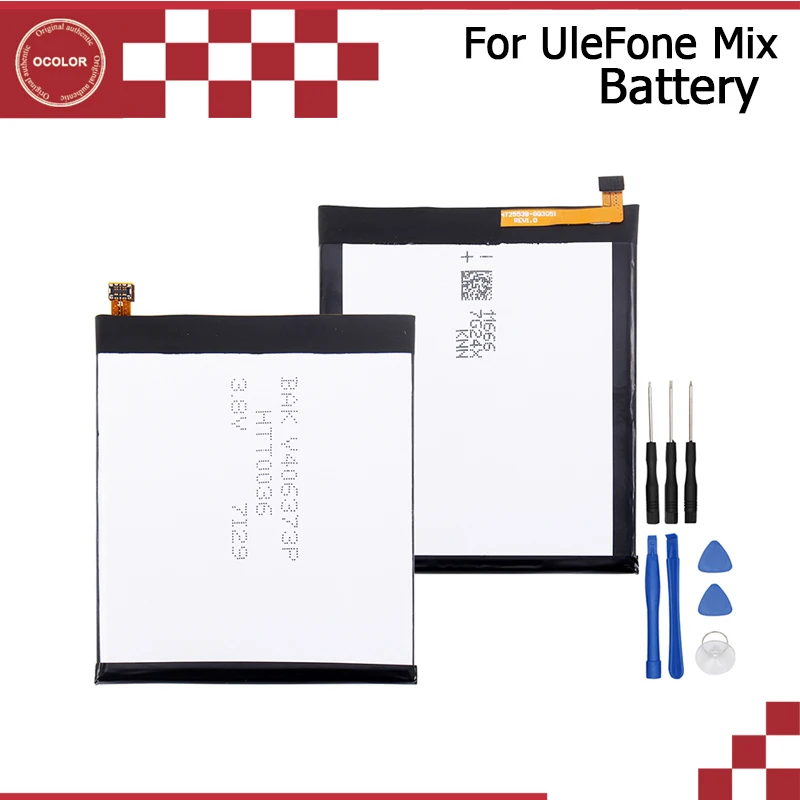 Ocolor для батареи UleFone Mix 3300 мАч запасная батарея высокой емкости длительное время