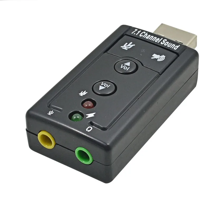 RSExplorer USB звуковая карта 7 1 внешний канал с 3 5 мм Auricolare MIC для настольного ПК