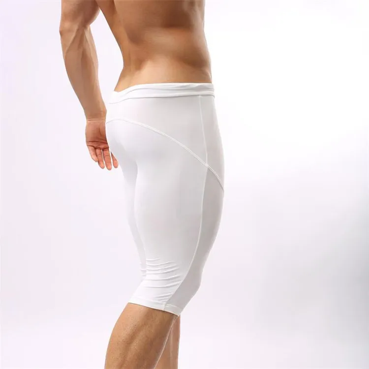 BRAVE PERSON многократного использования шорты Для мужчин эластичные узкие пляжные шорты до колен пляжная одежда Мужские шорты для купания шорты B2221