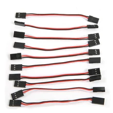 WSFS Лидер продаж 10 шт. 10 см вспомогательный свинцовый шнур-удлинитель кабель со штыревыми соединителями на обоих концах для подключения