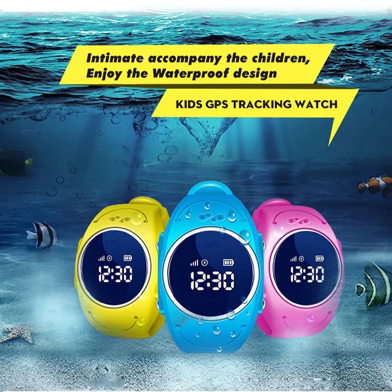 Водонепроницаемый Smartwatch gps WI-FI трекер для детей безопасный Q520S SOS Вызов Anti