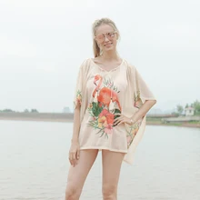 Модная Летняя распродажа, женская футболка с короткими рукавами и рисунком страуса, с фруктовым узором, свободная женская футболка большого размера, новинка