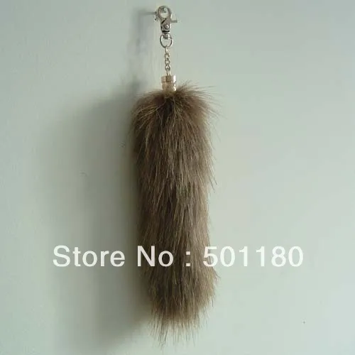 

Free shipping fox tail keychain cheap