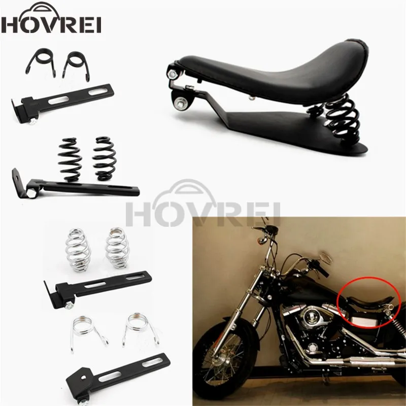 Motorcycle Solo Seat Spring Bracket Mounting Kit Fit for Harley Touring Chopper