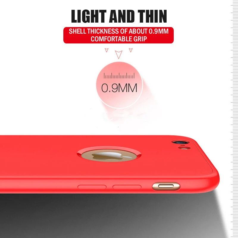 Ultra-thin 360 Full Body Phone Case For iPhone 7 Cases For iPhone X 6 6S 8 Plus 5 5S SE Cover Soft Silicone Shell Capa Ultra-thin 360 Full Body Phone Case For iPhone 7 Cases For iPhone X 6 6S 8 Plus 5 5S SE Cover Soft Silicone Shell Capa