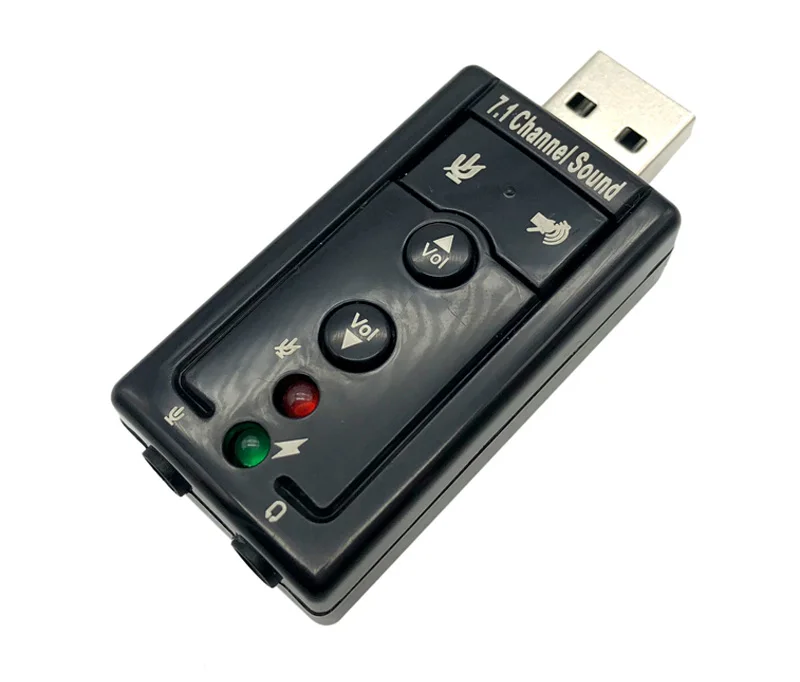 HOT Sale USB Sound Card 7.1 Channel Audio Interface (10)