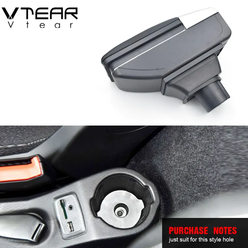 Поворотный подлокотник Vtear для Geely gc6/gc 6 из кожи коробка хранения консоли