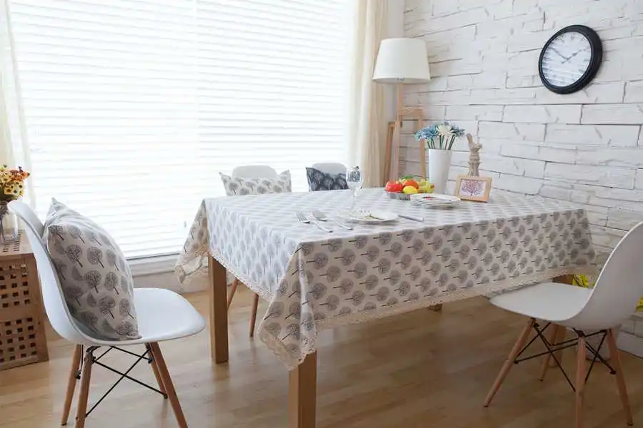 Tree Printed Rectangular Table Cover 3