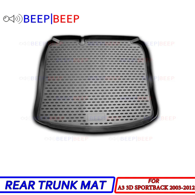 

For Audi A3 2003-2012 car trunk mat rear inner boot cargo tray floor carpet car styling decoration interior accessories