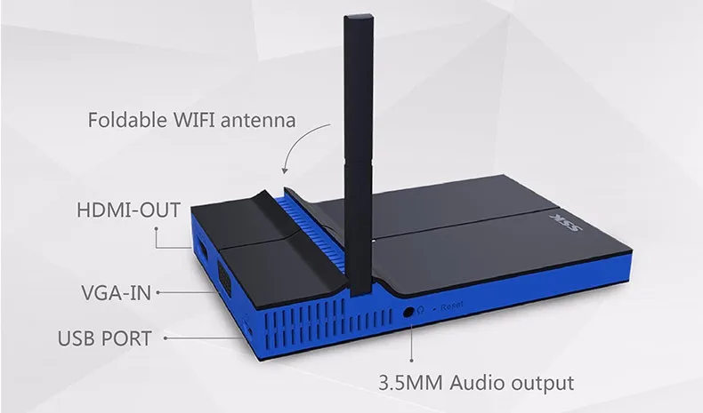 SSK SSP-Z200 беспроводной литой, Двойной диапазон 2,4 ГГц 5 ГГц WiFi Miracast Airplay DLNA tv Stick адаптер приемник дисплей ключ