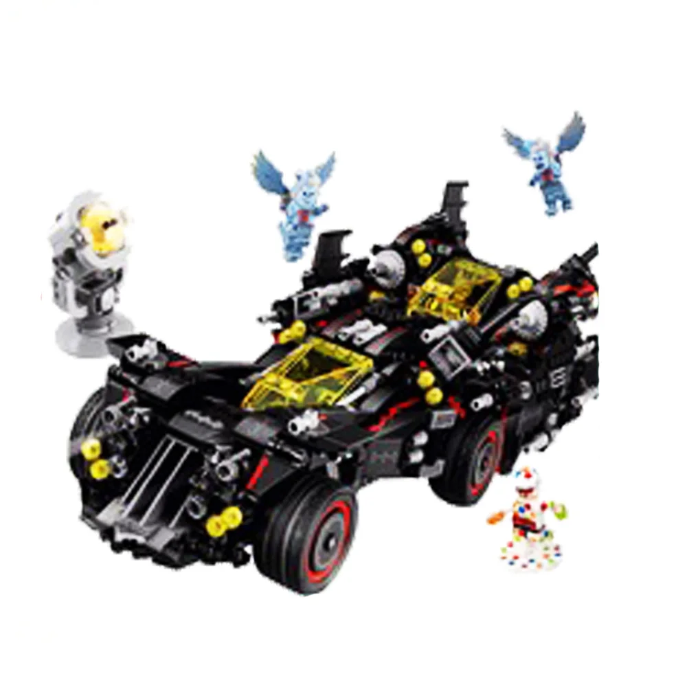 

2019 New super heroes Batman movie Ultimate Batmobile fit legoings batmans figures Building Block Bricks 70917 gift kid diy Toys