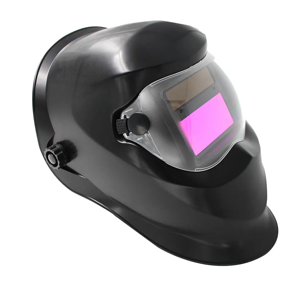 Solar Auto Darkening Black Welding Helmet Head-Mounted Grinding Protective Welder Mask Arc Tig Mig