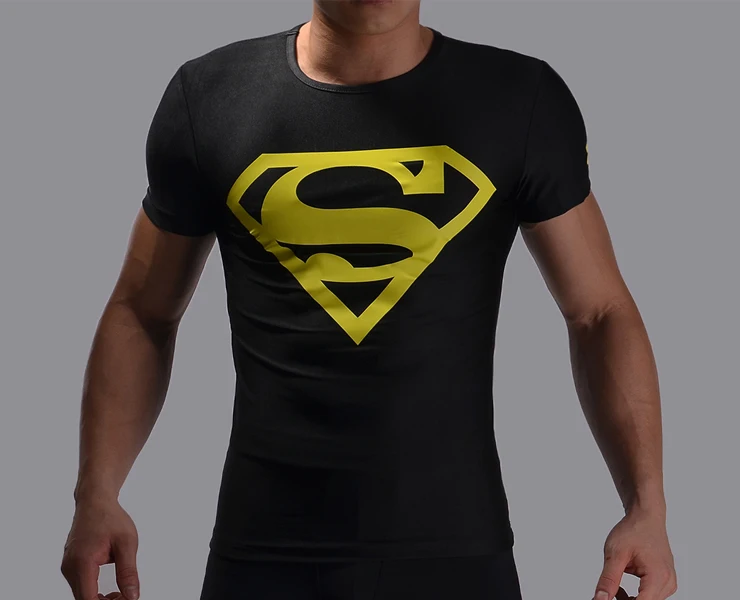 polyester superman shirt