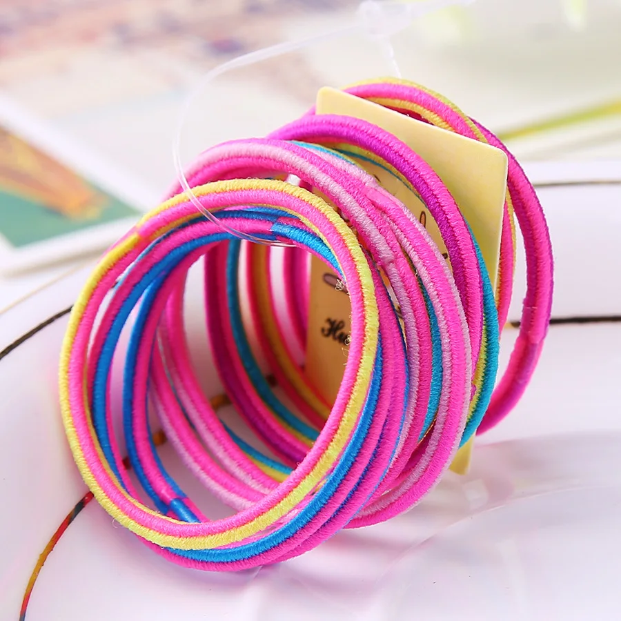 Fashion hair accessories elastic hair bands for women Candy Color baby