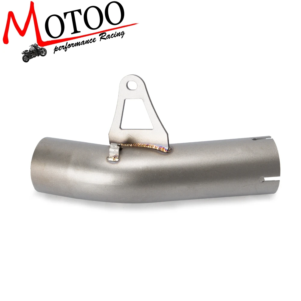 

Motoo - Motorcycle Exhaust 61mm middle pipe for BMW S1000RR 2010-2014 Slip On Link Pipe