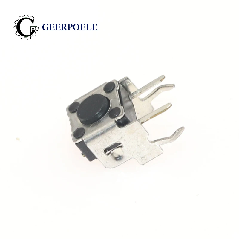 

20 pcs/lot 6*6*4.5mm Side Insertion Half Bracket 12V 0.05A Push Button Switch Micro Tactile Tact Switch Direct Patch Self-Reset