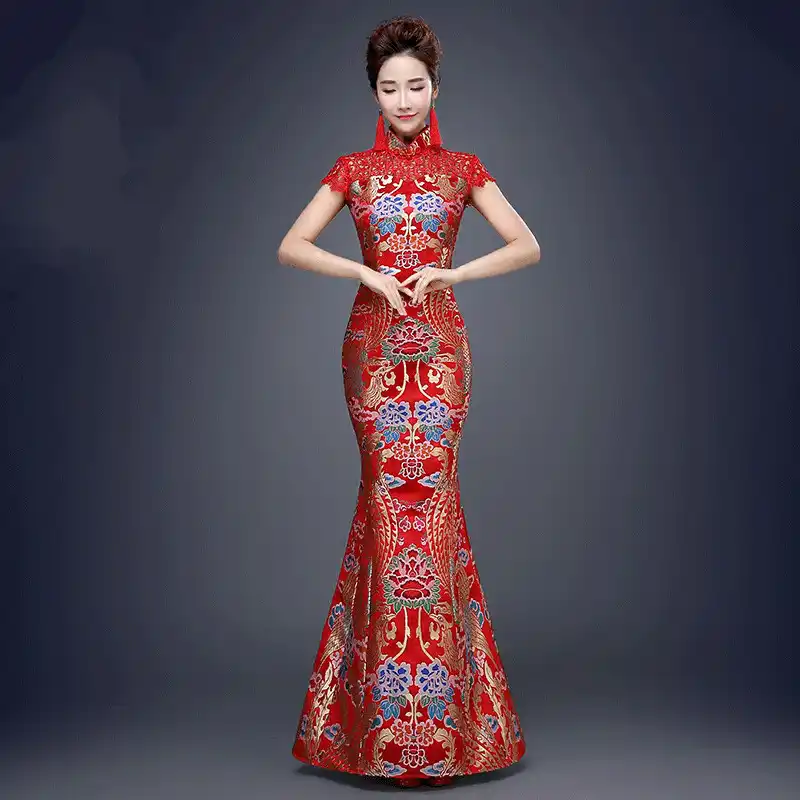 Traditional cheongsam dress Clearance
