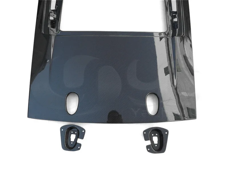 2003-2014 Lamborghini Gallardo LP550 LP560 LP570 Revozport Style Engine Hood Hatch CF (15)