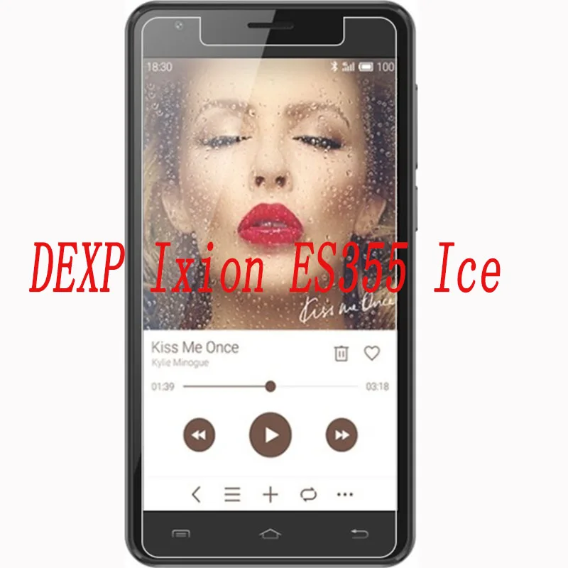 2 шт. закаленное стекло для смартфона DEXP Ixion ES355 Ice 9H Взрывозащищенная защитная