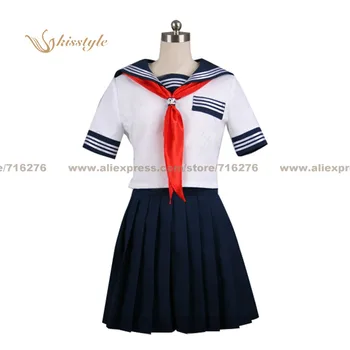 

Kisstyle Fashion Bleach Lisa Yadomaru Summer Uniform COS Clothing Cosplay Costume,Customized Accepted