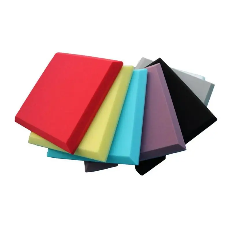 

Sound Absorbing Soundproofing Foam Home Studio Acoustic Sound Treatment Absorption Wedge Tile Polyurethane Foam