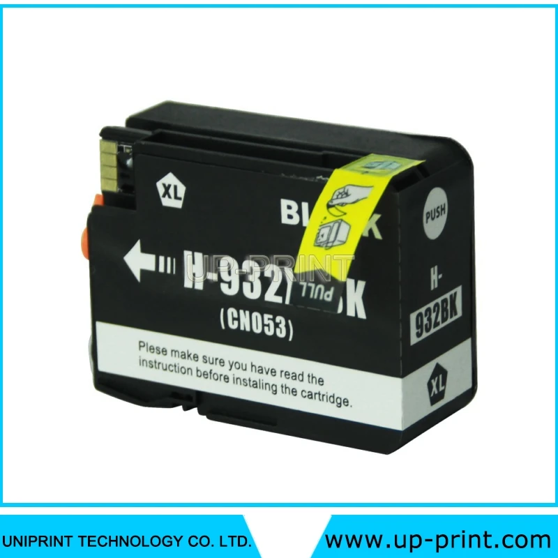 Черный чернильный картридж UP 4X совместимый для HP932 932XL Officejet 7612 7610 7110 6100 ePrinter