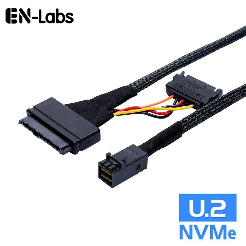 Enlabs Internal Hd Mini Sas Sff8643 To U.2 Sff8639 Nvme Pcie Ssd