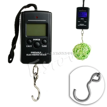 

Portable 40kg 88Lb 1410oz Digital Handy Scales Luggage Fishing Drop Ship