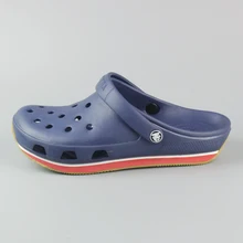 Новые летние мужские сабо пляжные тапочки для Мужская обувь для сада туфли Сабо модные яркие цвета для взрослых мужские клоги EVA материалы