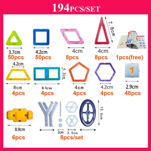 100-298 шт Мини Магнитный дизайнерский Строительный набор модель и строительные игрушки магнитные блоки игрушки для детей подарки на день рождения - Цвет: Зеленый