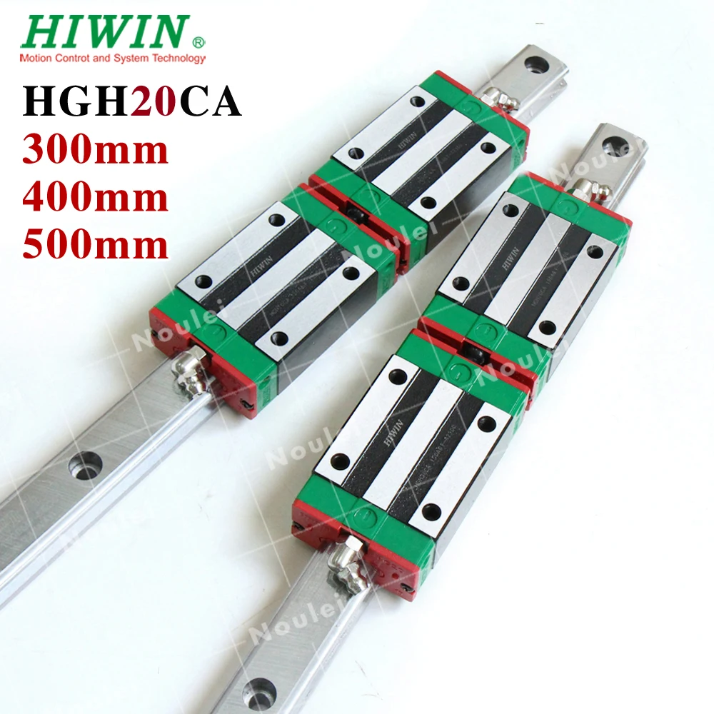 

HIWIN HGR20 guia H Linear Guide Rails 20mm with HGH20CA Carriage Slide Block HGH20 for CNC axis parts 300mm 400mm 500mm