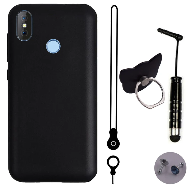 ITien защитный чехол Для Doogee X70 5 дюймов ремешок ручка с кольцом TPU силиконовый Etui Skin |