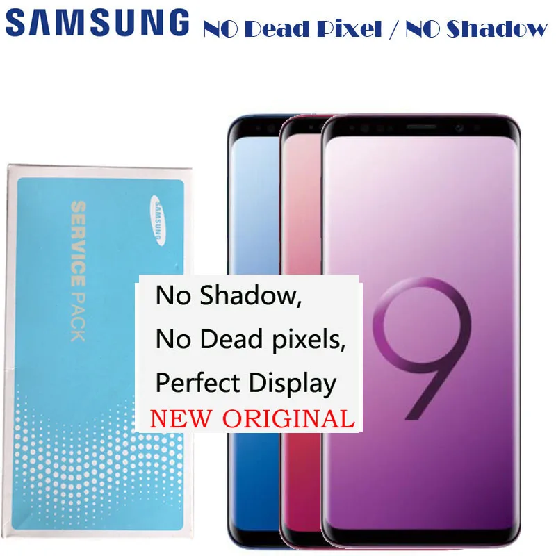 5 8 ''Новый оригинальный дисплей для Samsung Galaxy S9 G960 G9600 ЖК рамка сенсорный экран