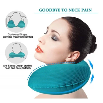 

Travel Pillows Neck Pillow U-Shape Automatic Inflatable Cervical Pillow Airplanes Inflatable Super Light Portable 50P028