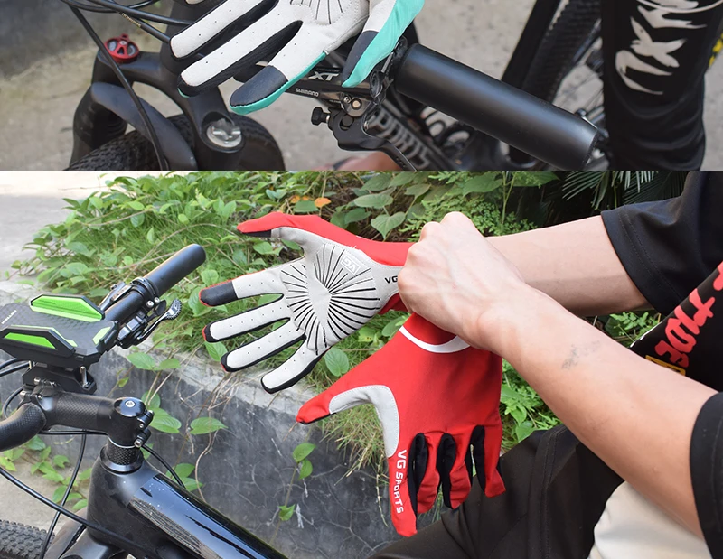 Guanti Da Ciclismo Five DH Unisex - Neri, Touchscreen, Protezione Nocche